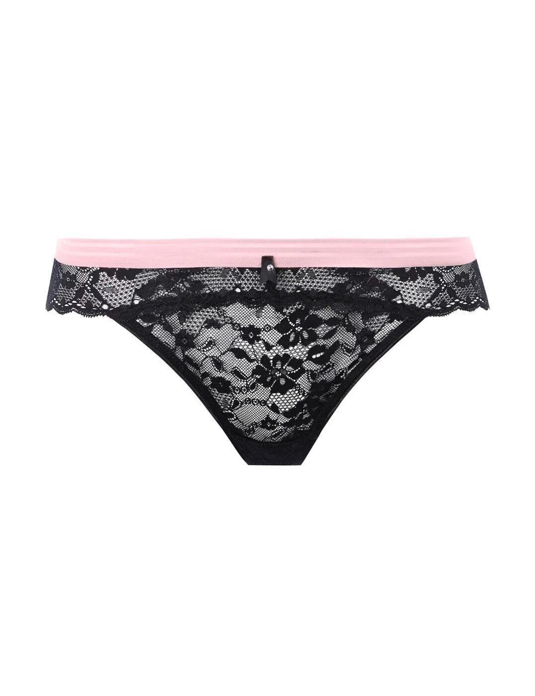 Freya Offbeat Brazilian Brief - Black 3 Freya Offbeat Brazilian Brief - Black - Image 3