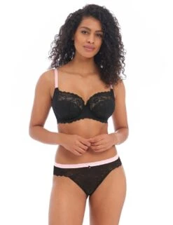 Freya Offbeat Brazilian Brief - Black 8 Freya Offbeat Brazilian Brief - Black -Belle Lingerie Store 59991 freya offbeat brazilian brief black 4