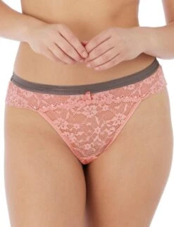 Freya Offbeat Brazilian Brief - Rosehip