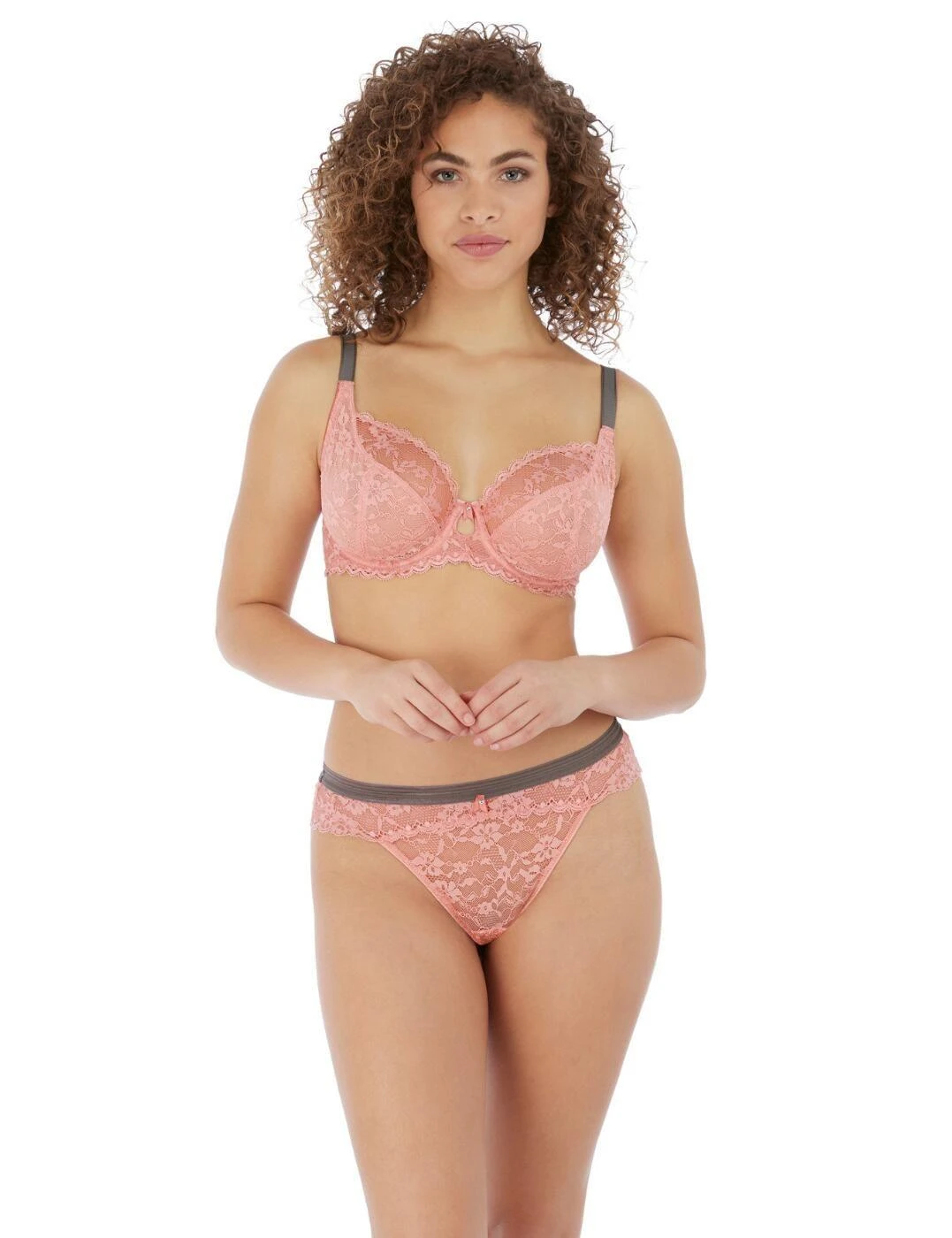 Freya Offbeat Brazilian Brief - Rosehip 4 Freya Offbeat Brazilian Brief - Rosehip - Image 4