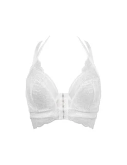 Pour Moi Ooo La La Front Fastening Bralette - White -Belle Lingerie Store 60044 pour moi ooo la la front fastening bralette white 3
