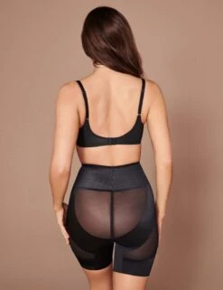 Wacoal Fit & Lift Long Leg Shaper - Black -Belle Lingerie Store 60177 wacoal fit lift long leg shaper black 4