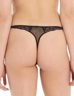 Calvin Klein CK Black Thong - Black -Belle Lingerie Store 60581 calvin klein ck black thong black 3