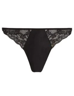 Calvin Klein CK Black Thong - Black -Belle Lingerie Store 60581 calvin klein ck black thong black 4