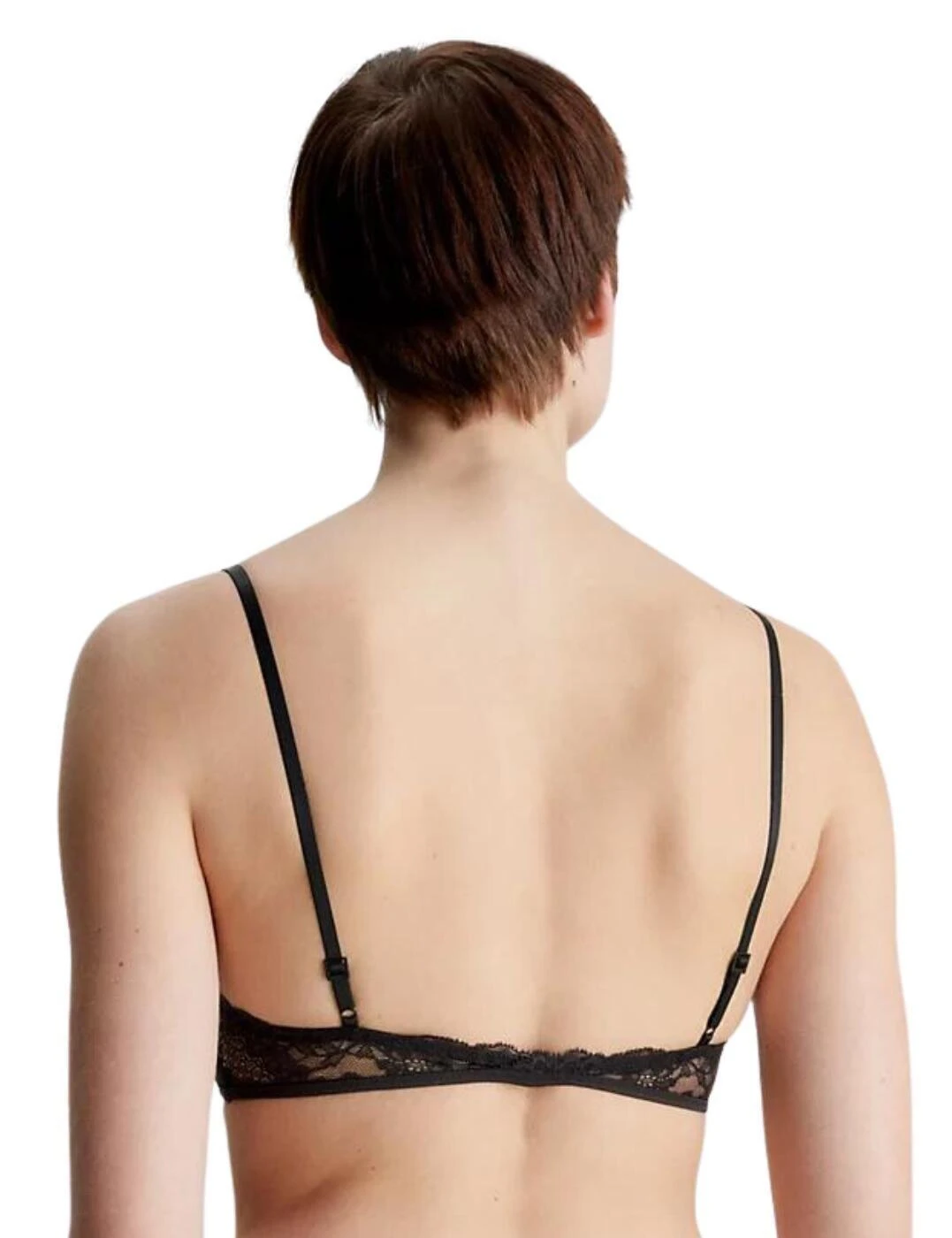 Calvin Klein CK Black Triangle Bra - Black 4 Calvin Klein CK Black Triangle Bra - Black - Image 4