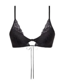 Calvin Klein CK Black Triangle Bra - Black 11 Calvin Klein CK Black Triangle Bra - Black -Belle Lingerie Store 60582 calvin klein ck black triangle bra black 5