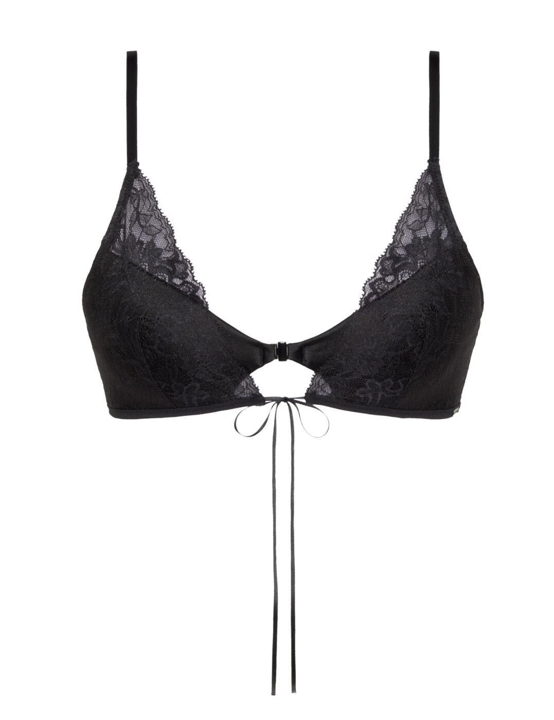 Calvin Klein CK Black Triangle Bra - Black 5 Calvin Klein CK Black Triangle Bra - Black - Image 5