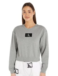 Calvin Klein CK96 Sweatshirt Top - Grey Heather