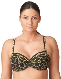 Prima Donna Twist Amsterdam AV Padded Balcony Bra - Black