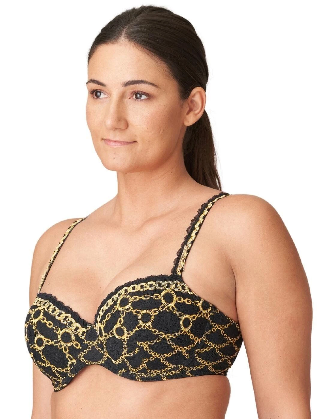 Prima Donna Twist Amsterdam AV Padded Balcony Bra - Black 3 Prima Donna Twist Amsterdam AV Padded Balcony Bra - Black - Image 3