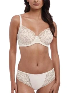 Wacoal Lace Essentiel Full Cup Bra - Cream/Powder -Belle Lingerie Store 60636 wacoal lace essentiel full cup bra creampowder 4