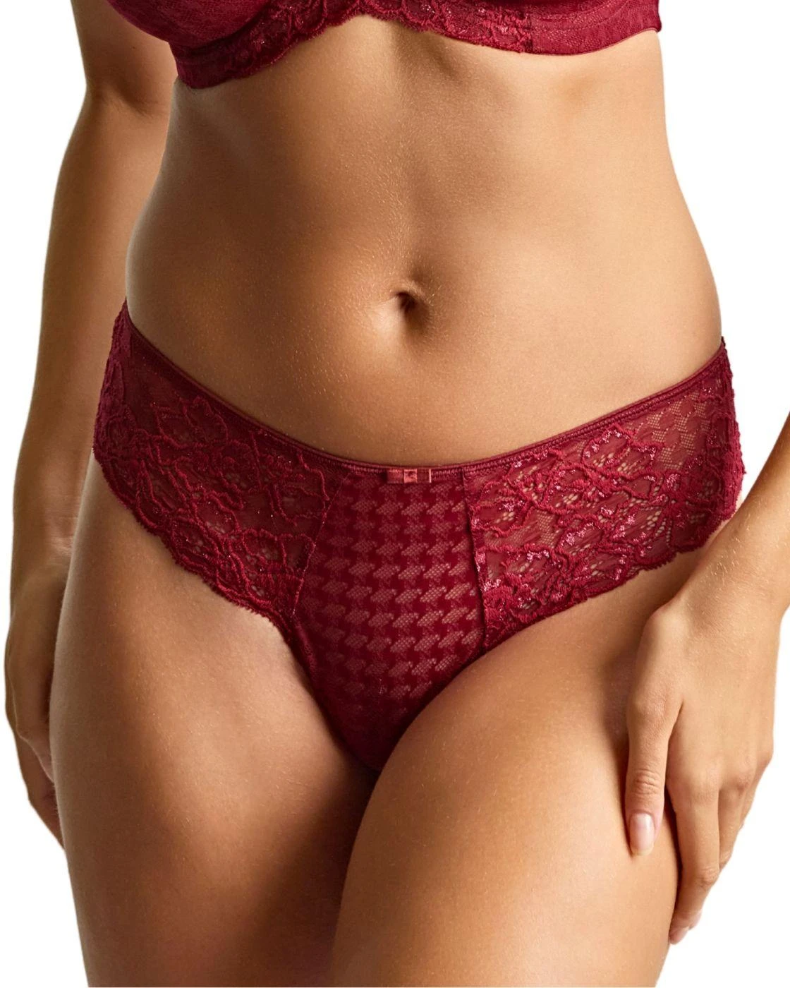 Panache Envy Thong - Sparkling Cherry 1 Panache Envy Thong - Sparkling Cherry