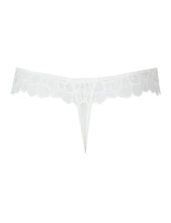 Panache Allure Thong - Ivory 9 Panache Allure Thong - Ivory -Belle Lingerie Store 60738 panache allure thong ivory 4