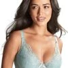 Panache Ana High Apex Padded Plunge Bra - Blue/Ash Rose
