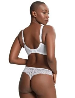 Panache Ana Thong - White -Belle Lingerie Store 60748 panache ana thong white 6