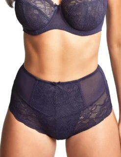 Panache Imogen High Waist Brief - Indigo