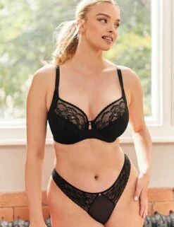 Cleo By Panache Alexis High Waist High Leg Brazilian Brief - Black 9 Cleo By Panache Alexis High Waist High Leg Brazilian Brief - Black -Belle Lingerie Store 60832 cleo by panache alexis high waist high leg brazilian brief black 5