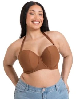 Curvy Kate Luxe-Updated Strapless Bra - Caramel 18 Curvy Kate Luxe-Updated Strapless Bra - Caramel -Belle Lingerie Store 60936 curvy kate luxe updated strapless bra caramel 9