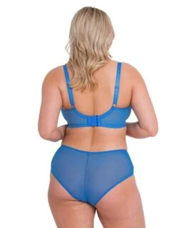 Curvy Kate Victory Polka Balcony Bra - Blue -Belle Lingerie Store 60986 curvy kate victory polka balcony bra blue 6