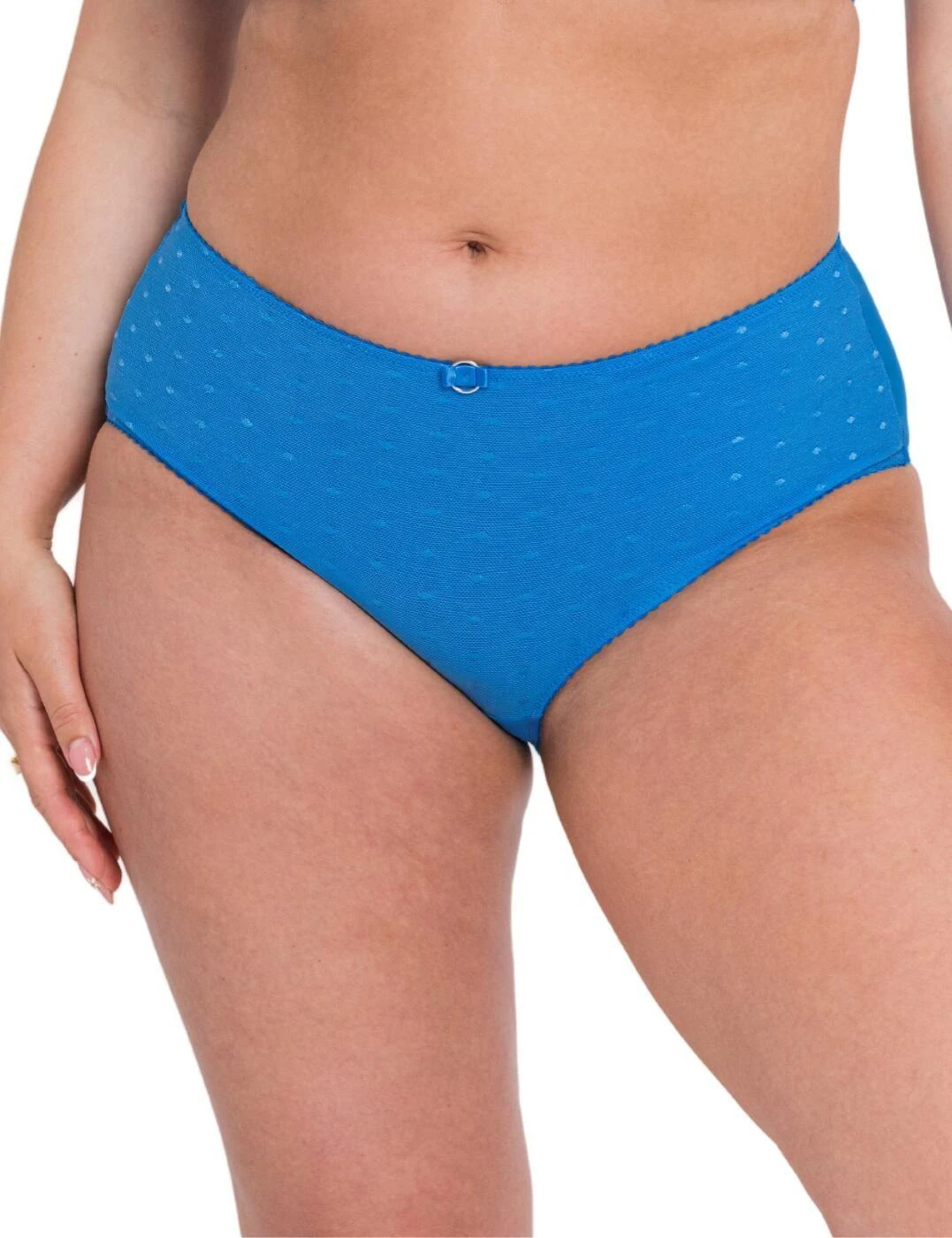 Curvy Kate Victory Polka Shorty Brief - Blue 1 Curvy Kate Victory Polka Shorty Brief - Blue