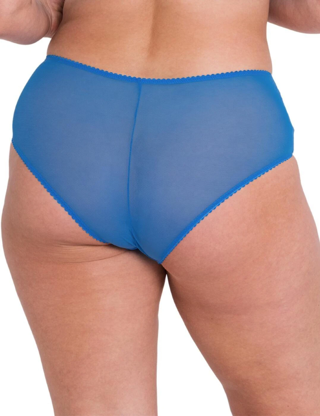 Curvy Kate Victory Polka Shorty Brief - Blue 2 Curvy Kate Victory Polka Shorty Brief - Blue - Image 2