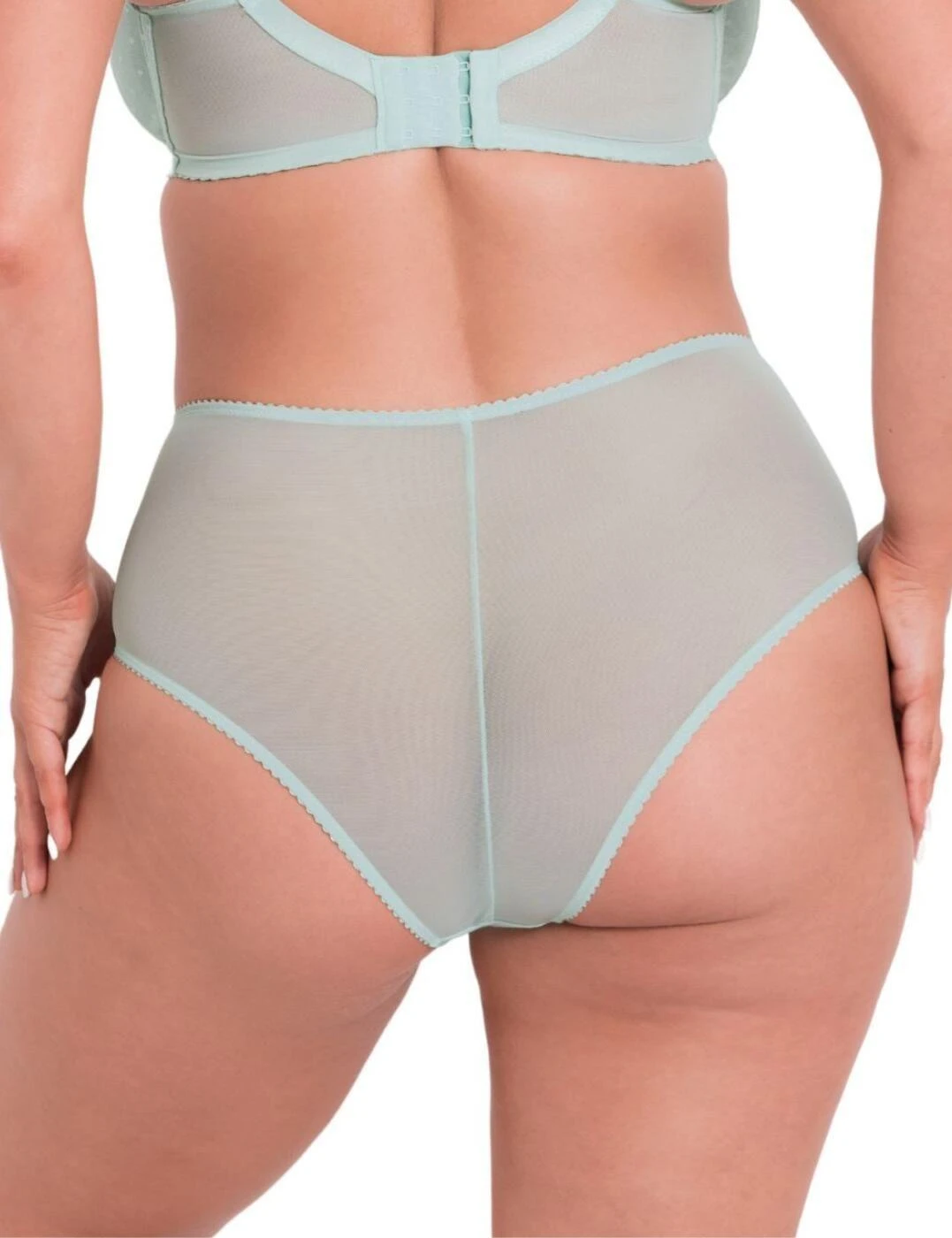 Curvy Kate Victory Polka Shorty Brief - Mint 2 Curvy Kate Victory Polka Shorty Brief - Mint - Image 2