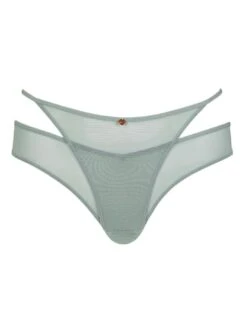 Scantilly By Curvy Kate Peep Show Brazilian Brief - Sage Green -Belle Lingerie Store 61013 scantilly by curvy kate peep show brazilian brief sage green 3