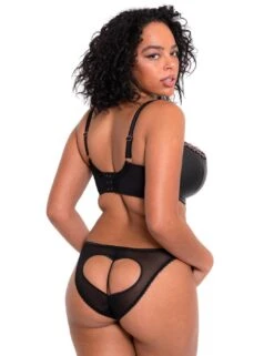 Scantilly By Curvy Kate Key To My Heart Bare Faced Brief - Black -Belle Lingerie Store 61035 scantilly by curvy kate key to my heart bare faced brief black 5