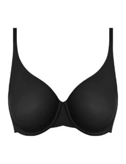 Wacoal Ines Secret Moulded Non Padded Bra - Black -Belle Lingerie Store 61200 wacoal ines secret moulded non padded bra black 3