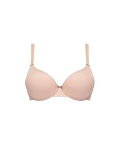 Chantelle Basic Invisible T Shirt Bra - Dusky Pink -Belle Lingerie Store 61207 chantelle basic invisible t shirt bra dusky pink 3