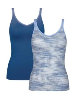 Sloggi Go Top 2 Pack - Blue - Dark Combination -Belle Lingerie Store 61228 sloggi go top 2 pack blue dark combination 5
