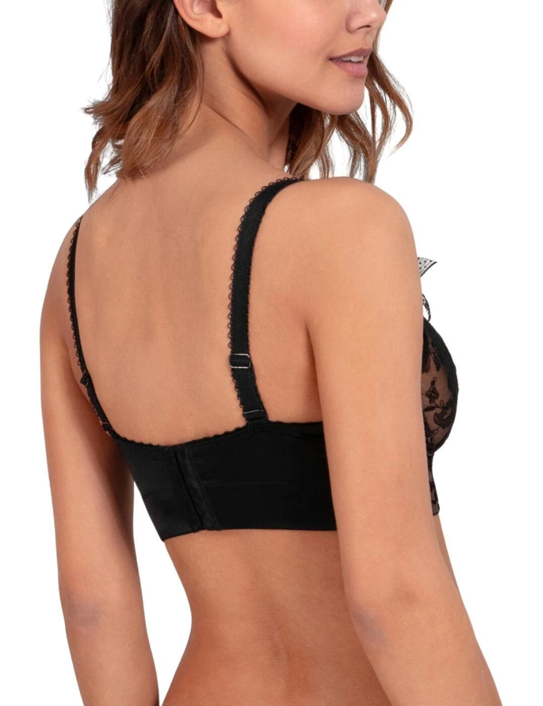 Empreinte Gaby Longline Bra - Black 2 Empreinte Gaby Longline Bra - Black - Image 2