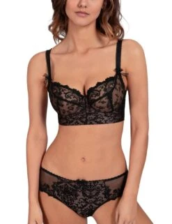 Empreinte Gaby Longline Bra - Black 9 Empreinte Gaby Longline Bra - Black -Belle Lingerie Store 61274 empreinte gaby longline bra black 4