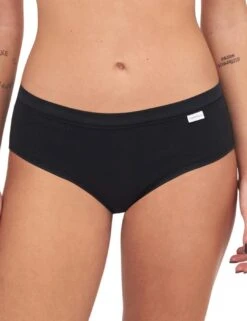 Chantelle Cotton Comfort Shorty Brief - Black