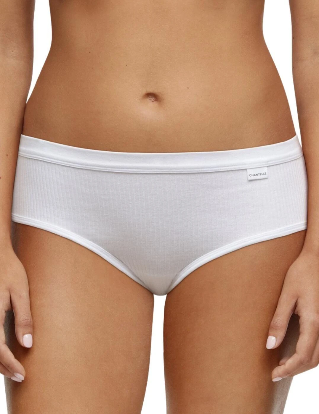 Chantelle Cotton Comfort Shorty Brief - White 1 Chantelle Cotton Comfort Shorty Brief - White