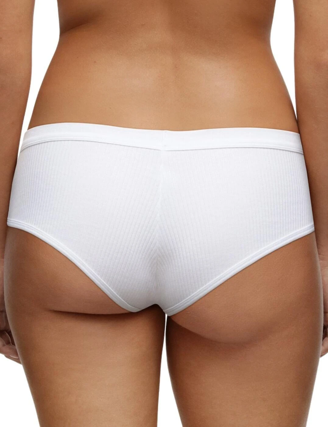 Chantelle Cotton Comfort Shorty Brief - White 2 Chantelle Cotton Comfort Shorty Brief - White - Image 2