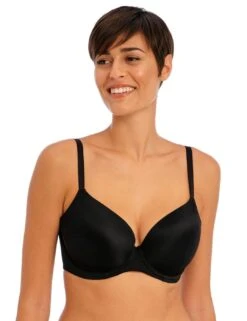 Freya Undetected Moulded T Shirt Bra - Black