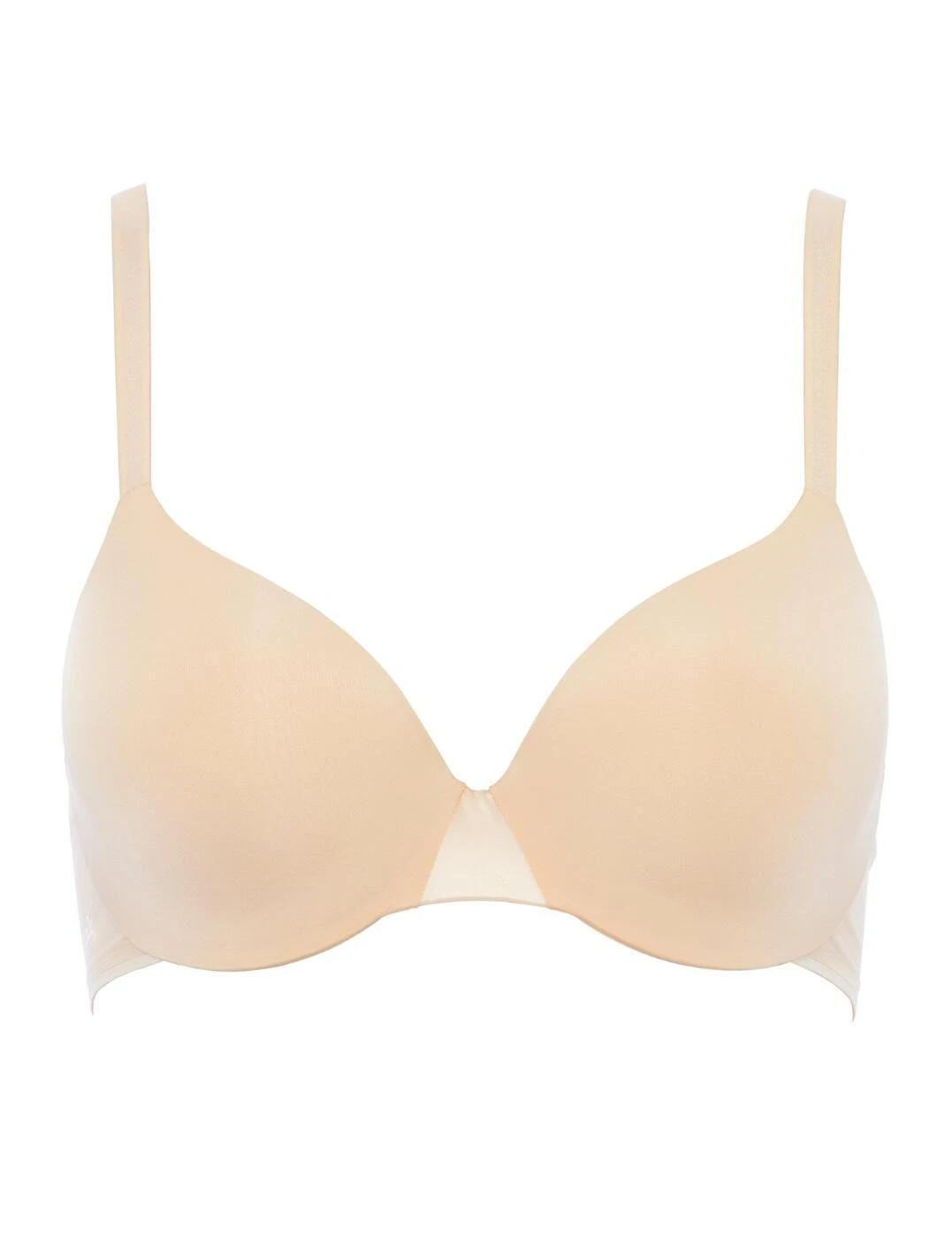 Chantelle Essentaill T Shirt Bra - Golden Beige 2 Chantelle Essentaill T Shirt Bra - Golden Beige - Image 2