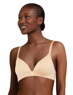 Chantelle Essentiall Non Wired T Shirt Bra - Golden Beige