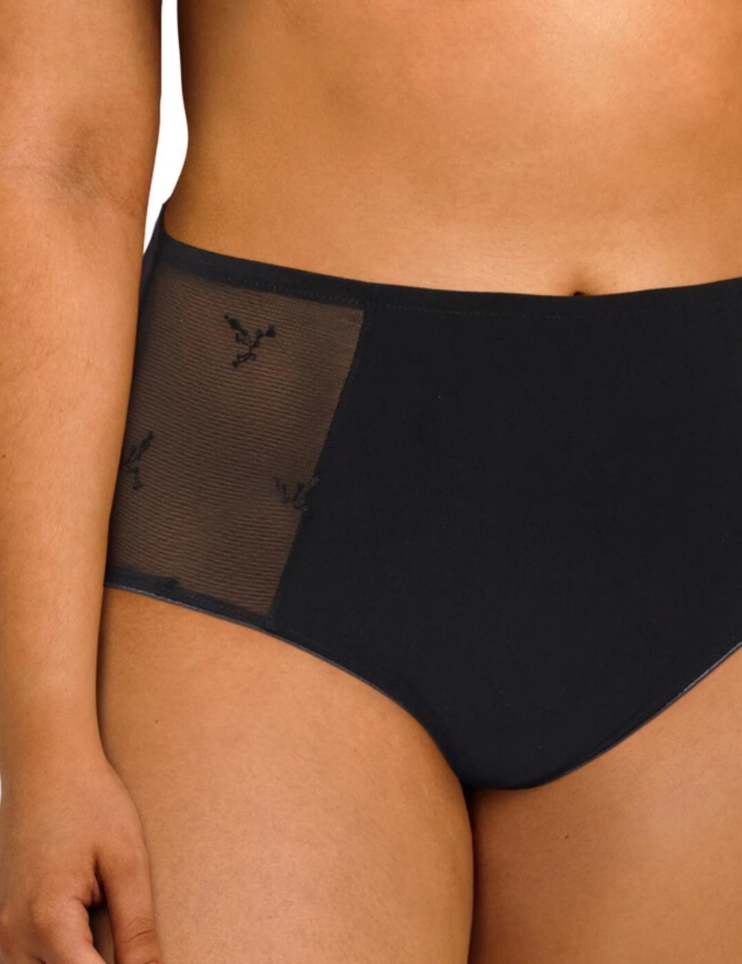 Chantelle Every Curve High Waist Brief - Black 4 Chantelle Every Curve High Waist Brief - Black - Image 4