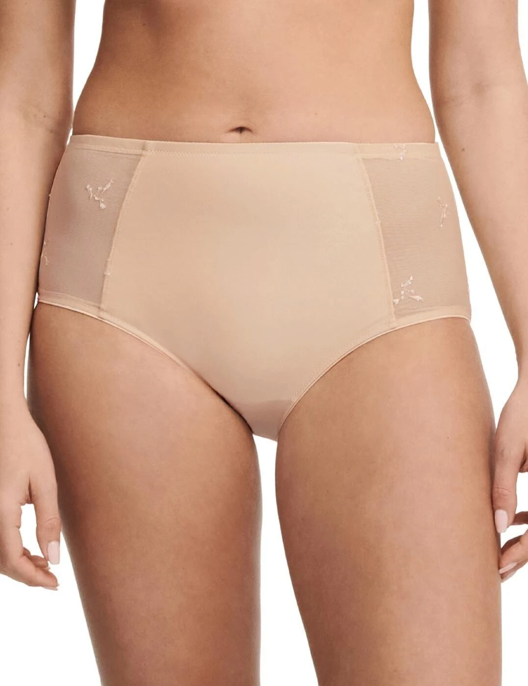 Chantelle Every Curve High Waist Brief - Golden Beige 1 Chantelle Every Curve High Waist Brief - Golden Beige