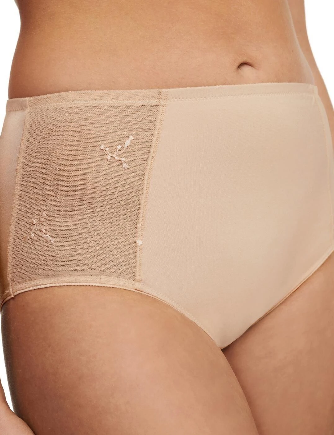 Chantelle Every Curve High Waist Brief - Golden Beige 4 Chantelle Every Curve High Waist Brief - Golden Beige - Image 4