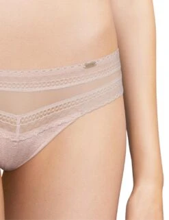 Chantelle Festivite Tanga Brief - Golden Beige -Belle Lingerie Store 61489 chantelle festivite tanga brief golden beige 4