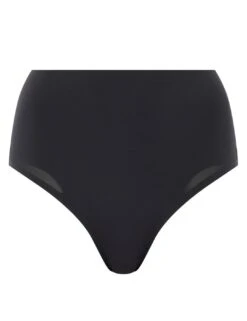 Chantelle Pure Light High Waist Brief - Black -Belle Lingerie Store 61497 chantelle pure light high waist brief black 3