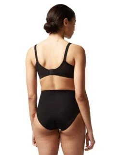 Chantelle Pure Light High Waist Brief - Black -Belle Lingerie Store 61497 chantelle pure light high waist brief black 5