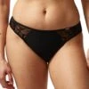 Chantelle Fleurs Brazilian Brief - Black