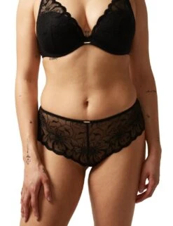 Chantelle Fleurs Shorty Brief - Black 10 Chantelle Fleurs Shorty Brief - Black -Belle Lingerie Store 61500 chantelle fleurs shorty brief black 4