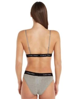 Calvin Klein CK1996 Unlined Bralette - Grey Heather -Belle Lingerie Store 61539 calvin klein ck1996 unlined bralette grey heather 8