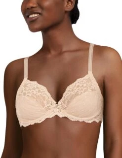 Chantelle Rive Gauche Full Coverage Bra - Cappuccino -Belle Lingerie Store 61540 chantelle rive gauche full coverage bra cappuccino 4