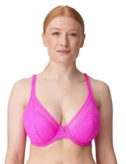 Prima Donna Twist Palermo Half Padded Plunge Bra - Cactus Flower